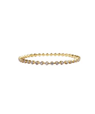 Cubic zirconia 10 pointer bangle set 2