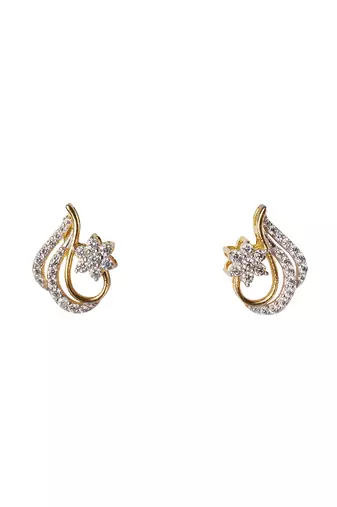 Cubic zirconia ice studs