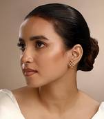 Cubic zirconia pushan earrings