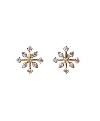 Cubic zirconia pushan earrings 2