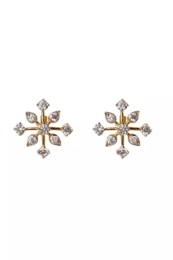 Cubic zirconia pushan earrings