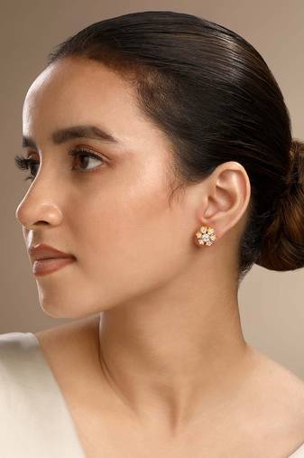 Cubic zirconia trisa earrings