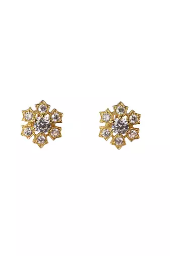 Cubic zirconia trisa earrings
