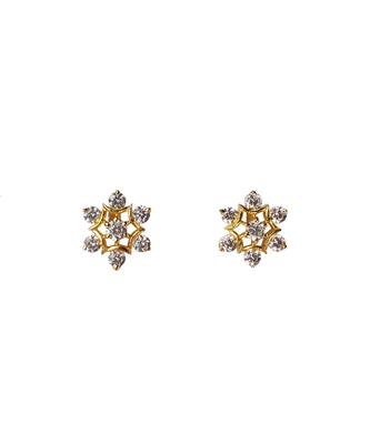 Cubic zirconia star studs 2