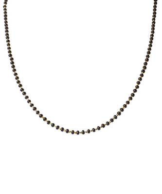 Cubic zirconia black beads chain 3