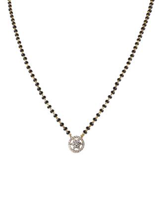 Cubic zirconia chakra mangalsutra 2