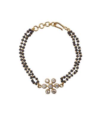 Cubic zirconia flower hand mangalsutra 2