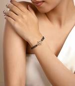 Cubic zirconia ayraa hand mangalsutra