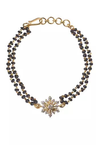 Cubic zirconia ayraa hand mangalsutra