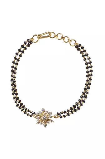 Cubic zirconia ayraa hand mangalsutra