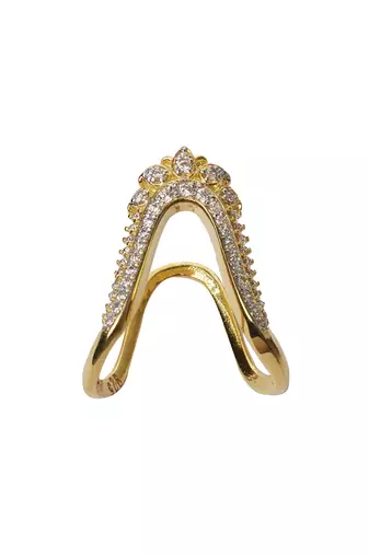 Cubic zirconia padmini vanki ring