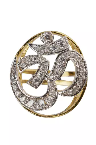 Cubic zirconia om ring