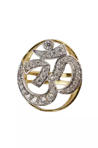 Cubic zirconia om ring