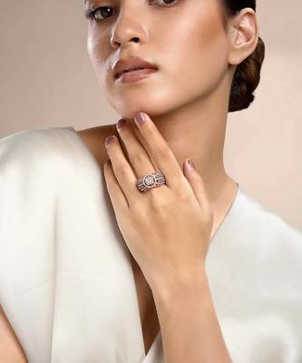 Cubic zirconia valentine ring 1