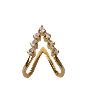 Cubic zirconia vanki ring 2