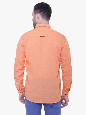 Men's paper linen cotton casual shirt | linen shirt for men 2