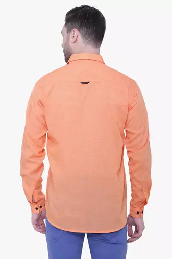 Men's paper linen cotton casual shirt | linen shirt for men