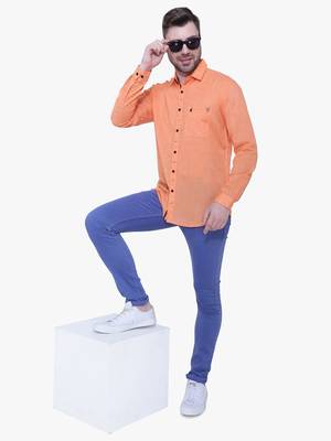 Men's paper linen cotton casual shirt | linen shirt for men 3