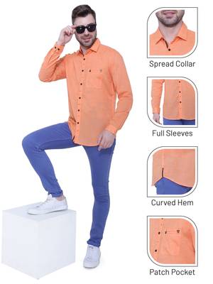 Men's paper linen cotton casual shirt | linen shirt for men 5
