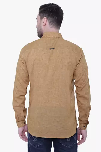Men's paper linen cotton casual shirt | linen shirt for men