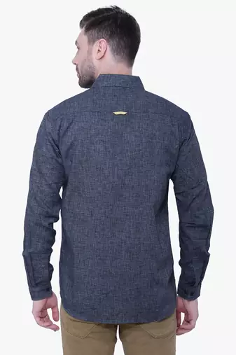 Men's paper linen cotton casual shirt | linen shirt for men