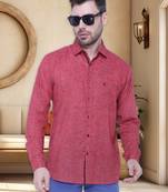 Men's paper linen cotton casual shirt | linen shirt for men