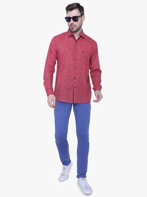 Men's paper linen cotton casual shirt | linen shirt for men 3