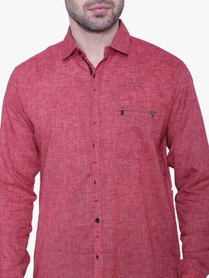 Men's paper linen cotton casual shirt | linen shirt for men 4