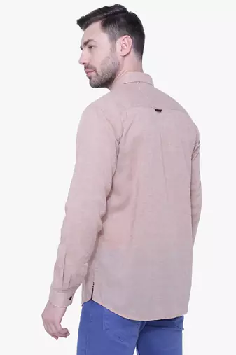 Men's paper linen cotton casual shirt | linen shirt for men