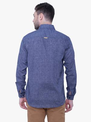 Men's paper linen cotton casual shirt | linen shirt for men 2
