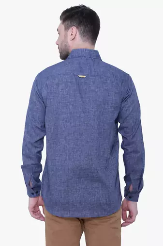 Men's paper linen cotton casual shirt | linen shirt for men