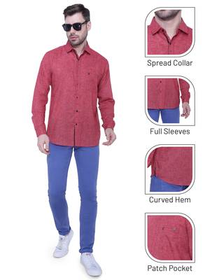 Men's paper linen cotton casual shirt | linen shirt for men 5