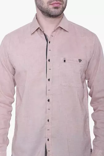 Men's paper linen cotton casual shirt | linen shirt for men