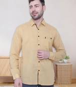 Men's paper linen cotton casual shirt | linen shirt for men