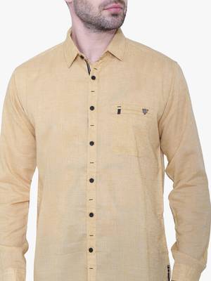 Men's paper linen cotton casual shirt | linen shirt for men 4
