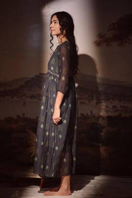 Black miniature printed dress 3