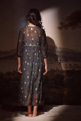 Black miniature printed dress 4