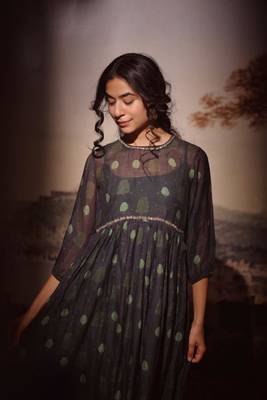 Black miniature printed dress 5