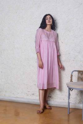 Blush pink maxi dress 1