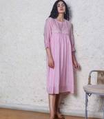 Blush pink maxi dress