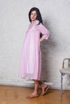 Blush pink maxi dress 3