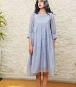 Powder blue maxi dress