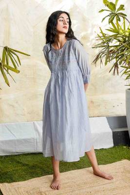 Powder blue maxi dress 2