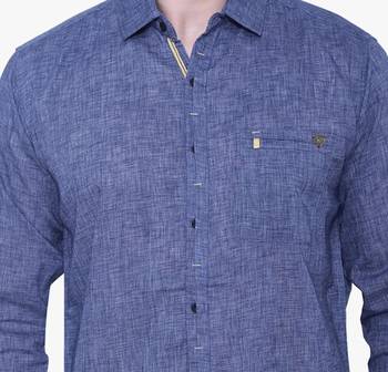 Men's paper linen cotton casual shirt | linen shirt for men 5