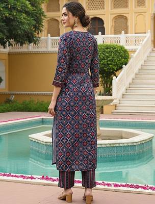 Multicolour Rayon Printed Salwar Suit 4