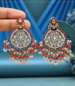 Rani color american diamond earrings