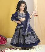 zardozi work with  lehanga