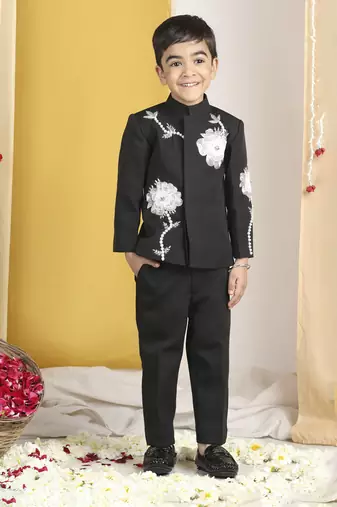 Sequence n pearl embroidery sherwani with pants