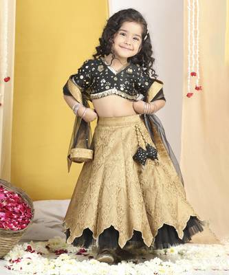 Sequence n coin work with banarsi lehanga with cut work 1