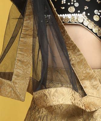 Sequence n coin work with banarsi lehanga with cut work 2